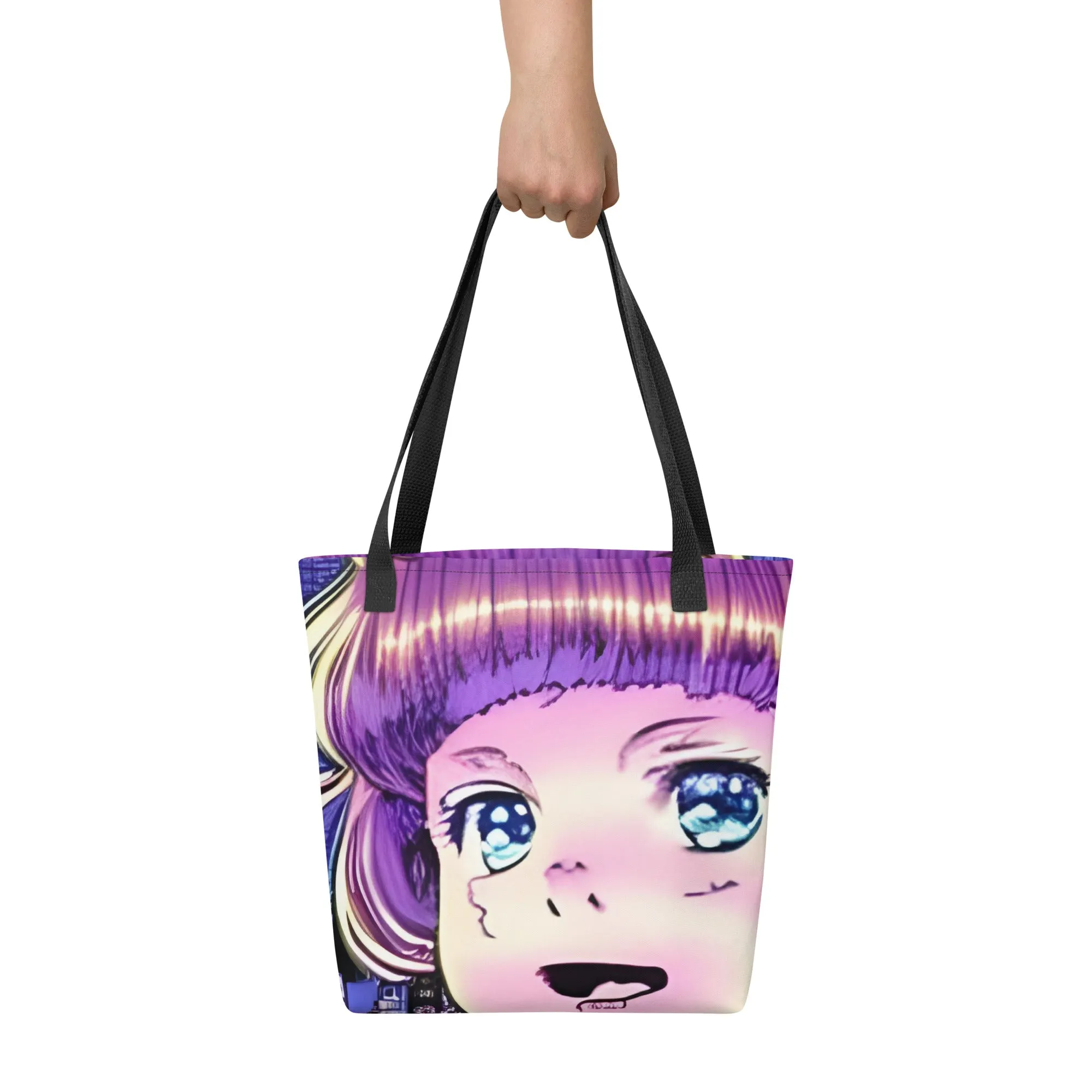 Whimsical Little Girl Tote Bag | Fashionable & Functional Shoulder Bag