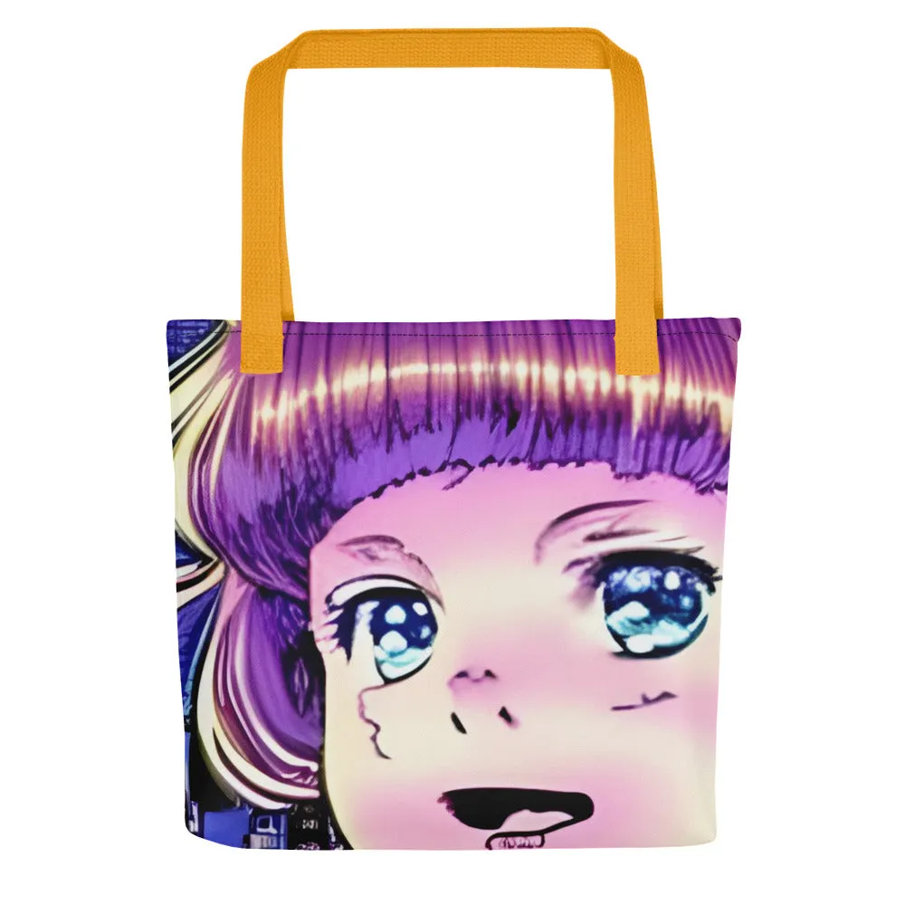Whimsical Little Girl Tote Bag | Fashionable & Functional Shoulder Bag