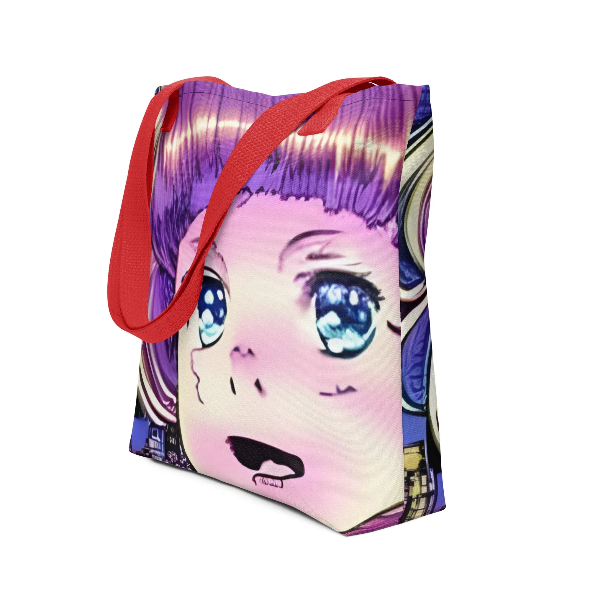 Whimsical Little Girl Tote Bag | Fashionable & Functional Shoulder Bag